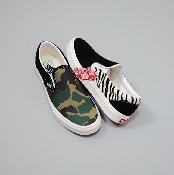 vans slip on mismatch